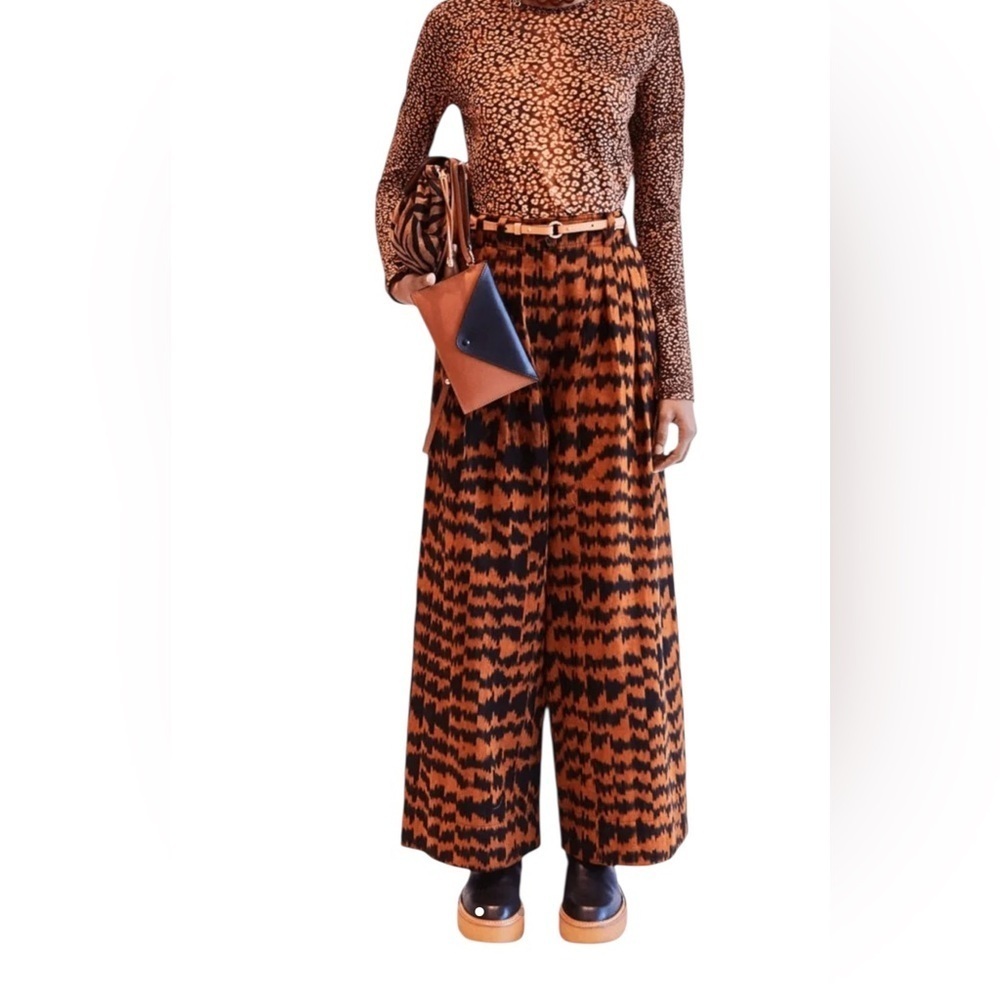 Ulla Johnson DAKARI PRINTED COTTON CROPPED PANTS 2